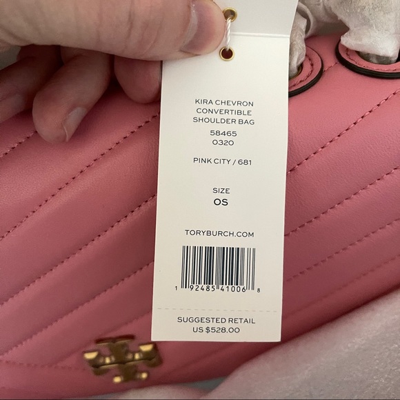 Tory Burch Kira Chevron Leather Shoulder Bag - Picture 7 of 7